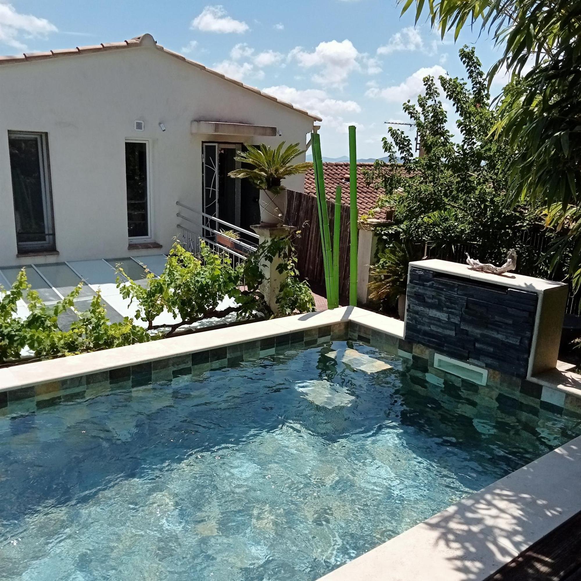 Logement De Charme Avec Piscine Et Jacuzzi Carnoules  Exteriér fotografie